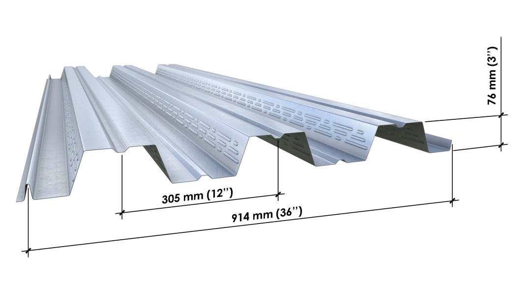 LF3 Composite Floor Deck 76 mm (3 in.) Canam Canam Online Store